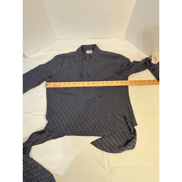 Liz Claiborne Villager Blue & Black Wrap Dress With Matching Skirt Set Size SP - Picture 9 of 13